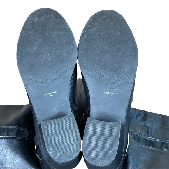 Matisse Boot 7 Black Leather Pull on High Boot - Picture 7 of 11